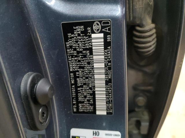 2017 TOYOTA COROLLA L - 2T1BURHE0HC760688