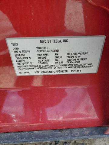 2023 TESLA MODEL Y - 7SAYGDEF2PF591238