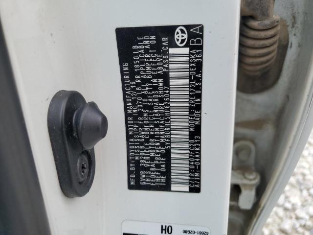 2017 TOYOTA COROLLA L - 5YFBURHE5HP626047