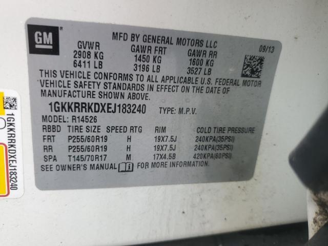 2014 GMC ACADIA SLT - 1GKKRRKDXEJ183240