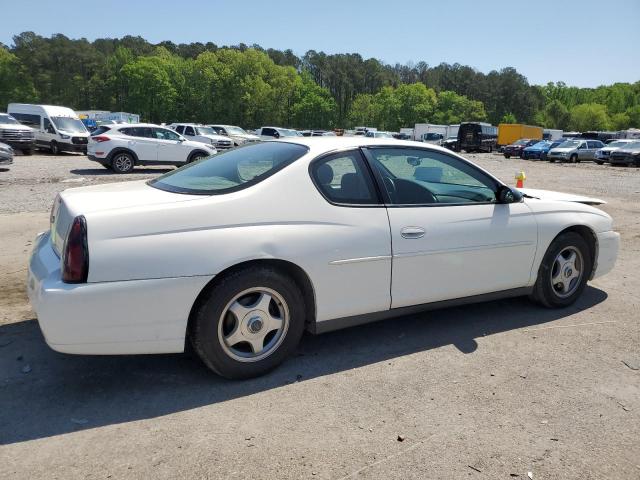 CHEVROLET MONTE CARL 2003 white coupe gas 2G1WW12E539416216 photo #4