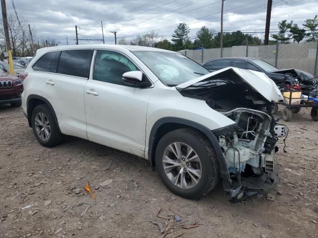 Vin: 5tdbkrfh6es013604, lot: 53257185, toyota highlander le 20144