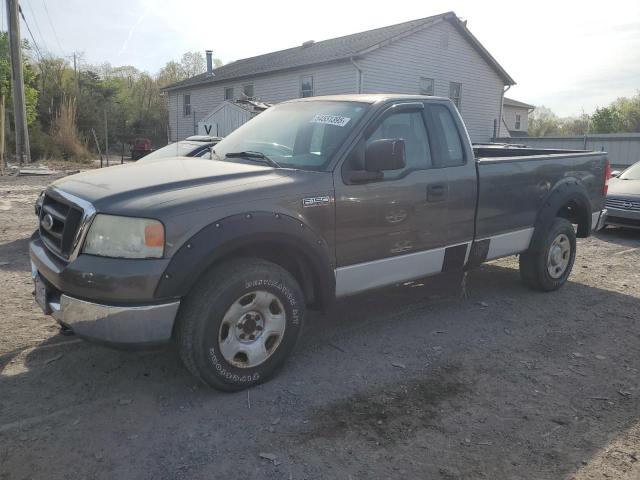 FORD F150 2004 gray pickup gas 1FTRF14W84NB32278 photo #1