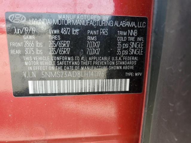 2020 HYUNDAI SANTA FE S - 5NMS23AD8LH141196