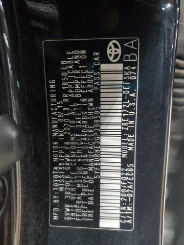 2016 TOYOTA COROLLA L - 5YFBURHE3GP398595