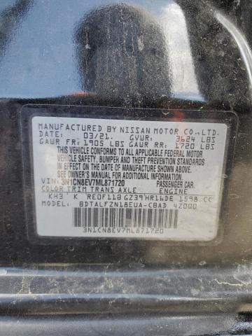 2021 NISSAN VERSA SV - 3N1CN8EV7ML871720
