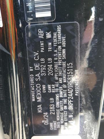 2024 KIA FORTE LX - 3KPF24AD1RE815115