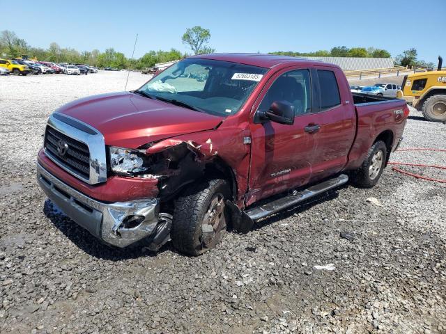 TOYOTA TUNDRA DOU 2007 maroon  gas 5TBRT54167S452680 photo #1