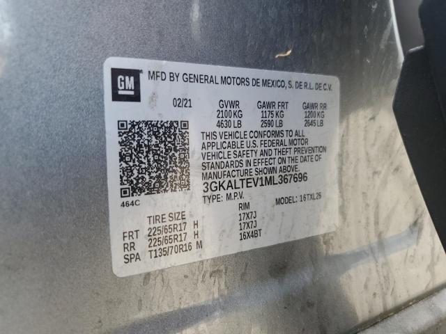 2021 GMC TERRAIN SL - 3GKALTEV1ML367696