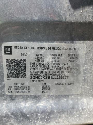 2020 CHEVROLET TRAX LS - 3GNCJKSB4LL155377