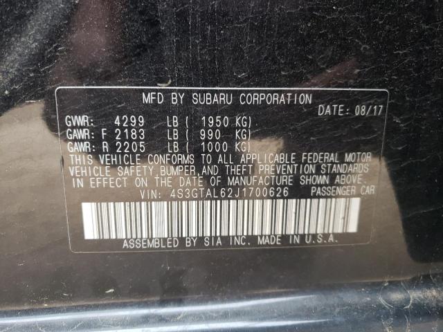 2018 SUBARU IMPREZA SP 4S3GTAL62J1700626