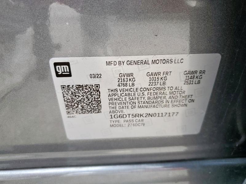 2022 CADILLAC CT5 PREMIU - 1G6DT5RK2N0117177