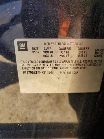 2017 CHEVROLET MALIBU LT - 1G1ZE5ST5HF215548