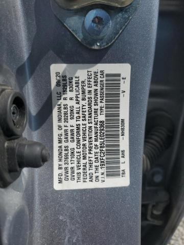 2020 HONDA CIVIC SPOR - 19XFC2F85LE029368