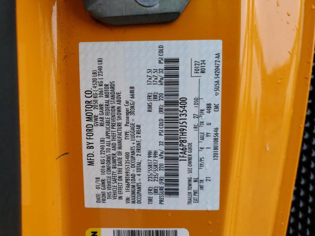 2018 FORD MUSTANG - 1FA6P8TH9J5135400