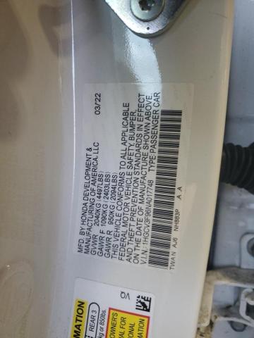 2022 HONDA ACCORD TOU 1HGCV3F96NA017748