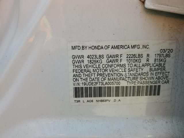 2020 ACURA ILX PREMIU 19UDE2F73LA005700