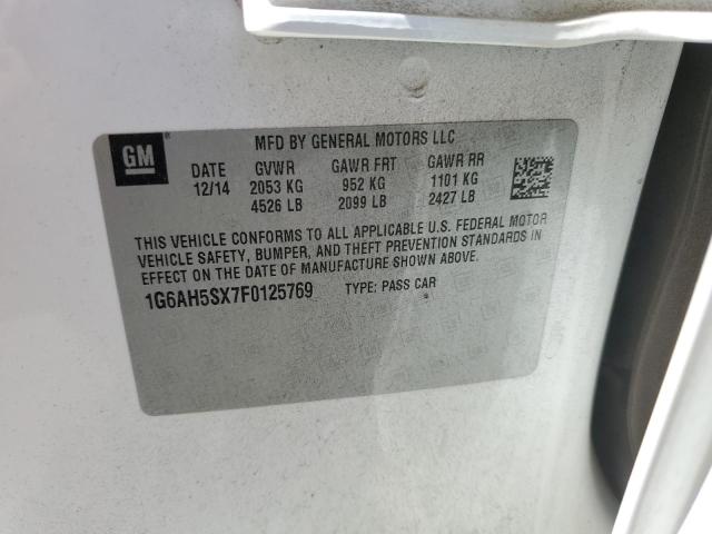 2015 CADILLAC ATS LUXURY - 1G6AH5SX7F0125769