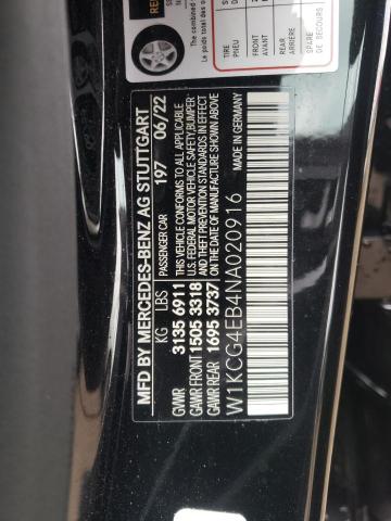 2022 MERCEDES-BENZ EQS SEDAN - W1KCG4EB4NA020916