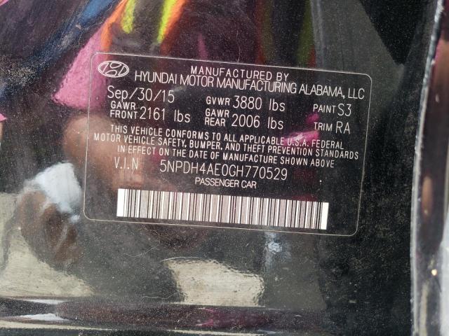 2016 HYUNDAI ELANTRA SE - 5NPDH4AE0GH770529