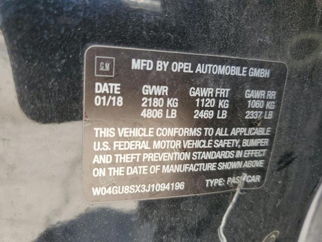 2018 BUICK REGAL TOUR W04GU8SX3J1094196