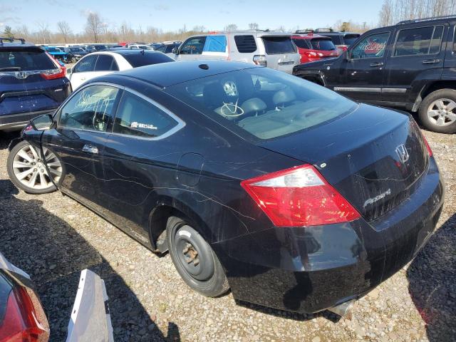 HONDA ACCORD EXL 2009 black coupe gas 1HGCS22859A009727 photo #3