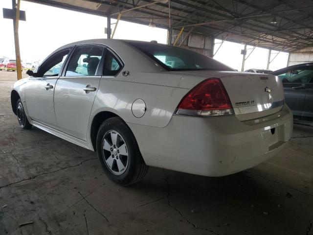 CHEVROLET IMPALA 1LT 2009 white sedan 4d gas 2G1WT57N891225728 photo #3