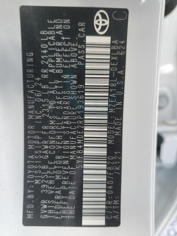 2024 TOYOTA COROLLA LE - 5YFB4MDE2RP193619