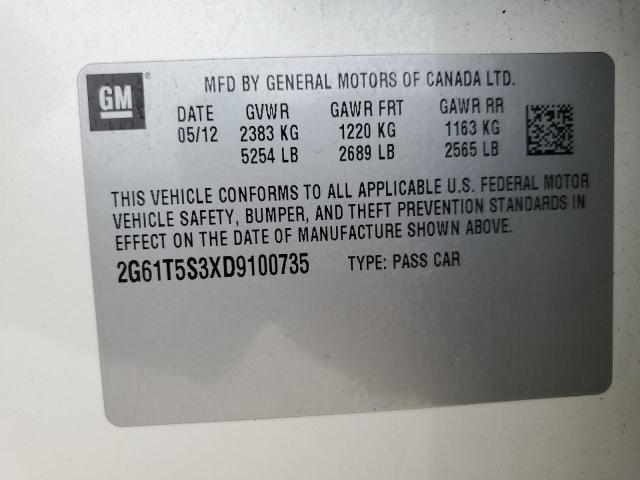 2013 CADILLAC XTS PREMIU - 2G61T5S3XD9100735