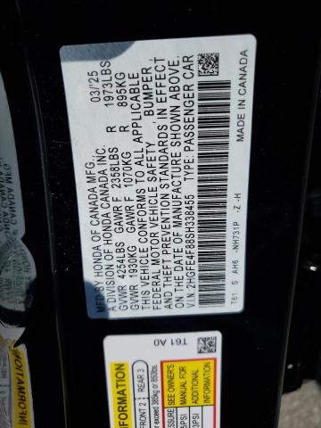 2025 HONDA CIVIC SPOR 2HGFE4F88SH338455