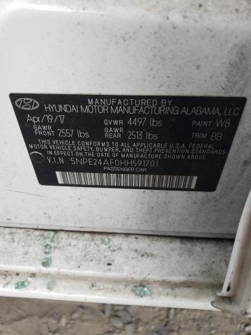 2017 HYUNDAI SONATA SE - 5NPE24AF0HH591701