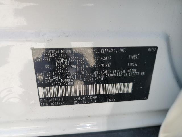 2022 TOYOTA RAV4 XLE - 4T3RWRFV3NU065540