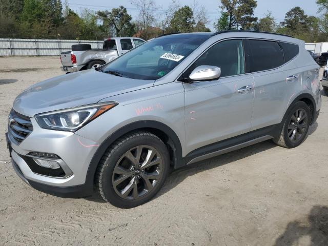 Vin: 5xyzw4la7jg503845, lot: 52864555, hyundai santa fe 2018 img_1
