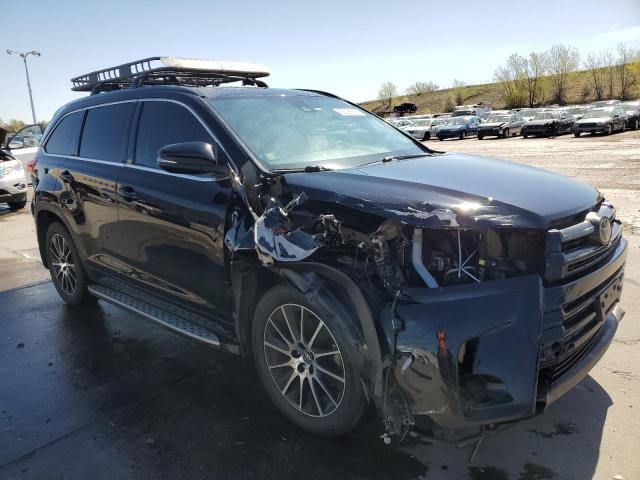 Vin: 5tdkzrfh3js540733, lot: 55099315, toyota highlander se 20184