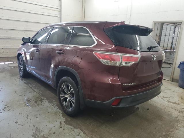 2016 TOYOTA HIGHLANDER - 5TDJKRFH9GS331165