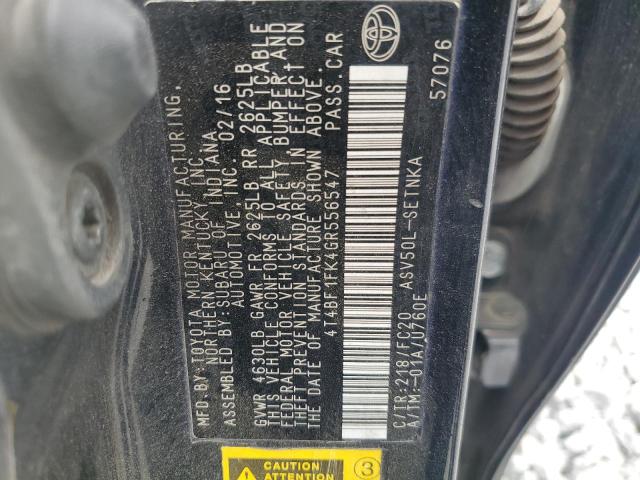 2016 TOYOTA CAMRY LE - 4T4BF1FK4GR556547