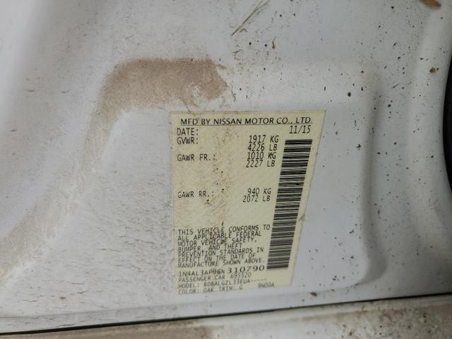 2016 NISSAN ALTIMA 2.5 - 1N4AL3AP9GN310790