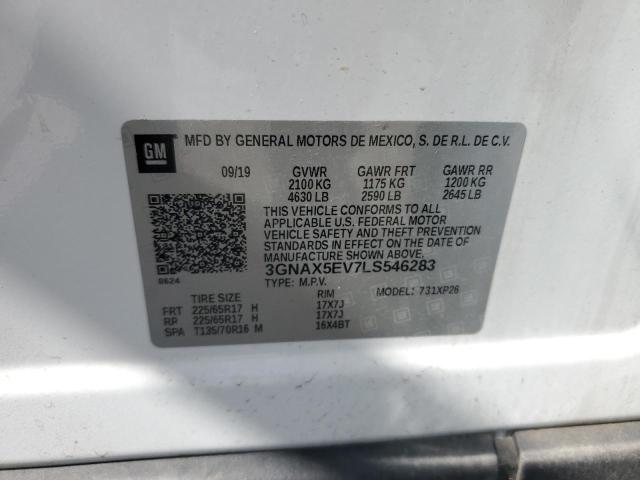 2020 CHEVROLET EQUINOX - 3GNAX5EV7LS546283