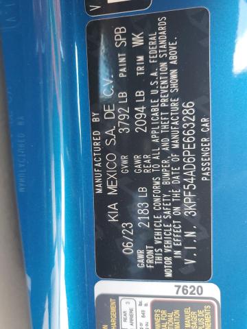 2023 KIA FORTE GT L - 3KPF54AD6PE663286
