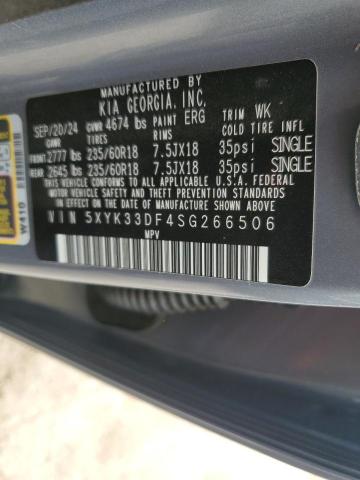 2025 KIA SPORTAGE E - 5XYK33DF4SG266506