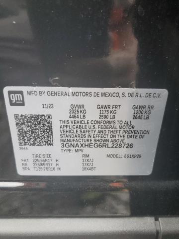 2024 CHEVROLET EQUINOX LS - 3GNAXHEG6RL228726