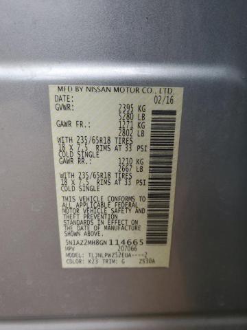 2016 NISSAN MURANO S - 5N1AZ2MH8GN114665
