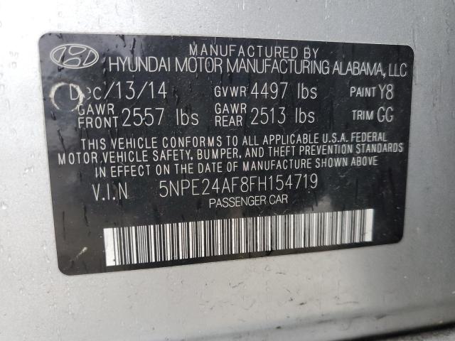 2015 HYUNDAI SONATA SE - 5NPE24AF8FH154719