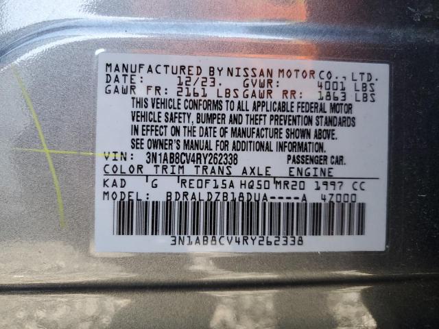 2024 NISSAN SENTRA SV - 3N1AB8CV4RY262338