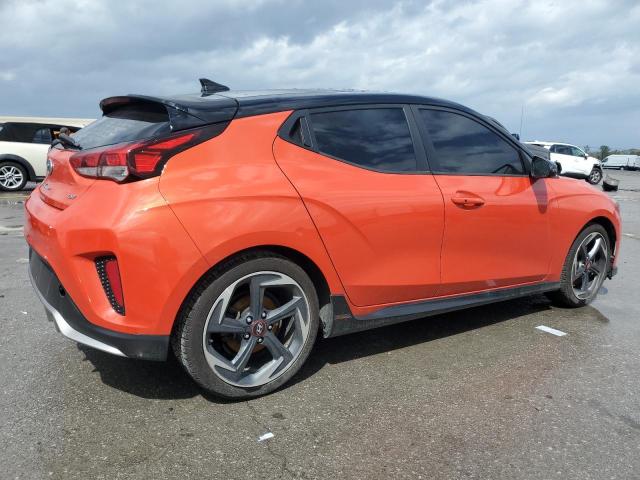 HYUNDAI VELOSTER T 2019 orange  gas KMHTH6AB4KU002933 photo #4