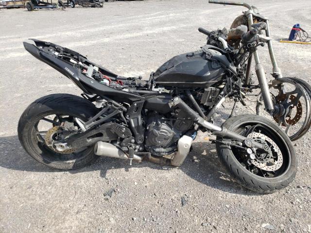 YAMAHA MT07 2022 black  gas JYARM32E2NA003677 photo #1