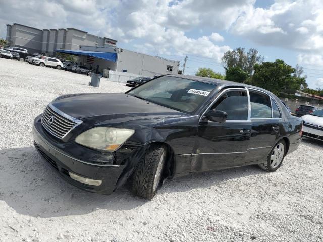 LEXUS LS 430 2005 black  gas JTHBN36F755014039 photo #1