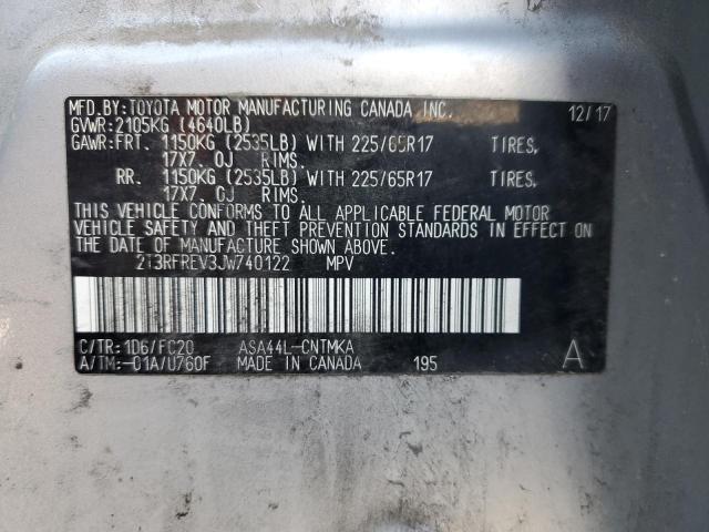2018 TOYOTA RAV4 ADVEN - 2T3RFREV3JW740122