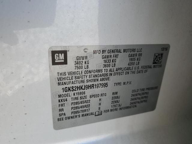 2017 GMC YUKON XL D - 1GKS2HKJ9HR197995