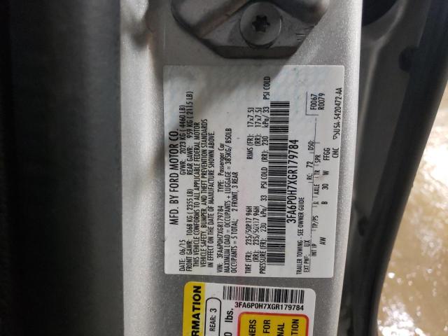 2016 FORD FUSION SE - 3FA6P0H7XGR179784